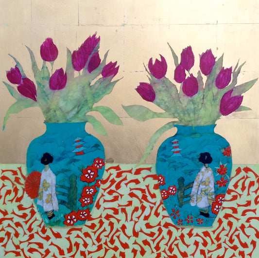 Geisha and the tulips